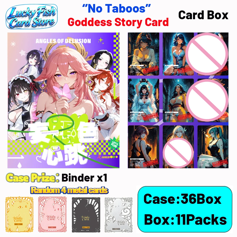 Wholesale 2026 New ''No Taboos'' Goddess Story Waifu Cards Limited Edition Children's Toys Birthday Gift