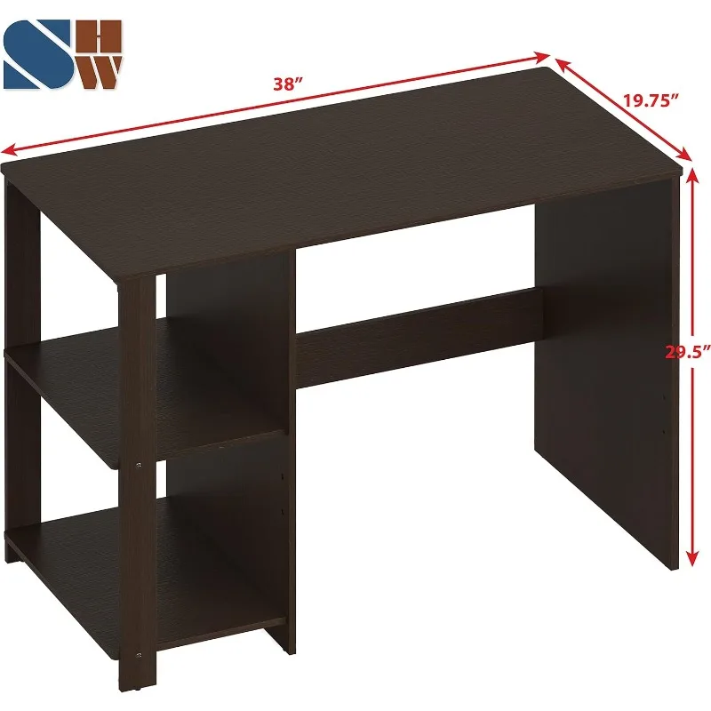 Home-Office-Computer tisch mit Regalen