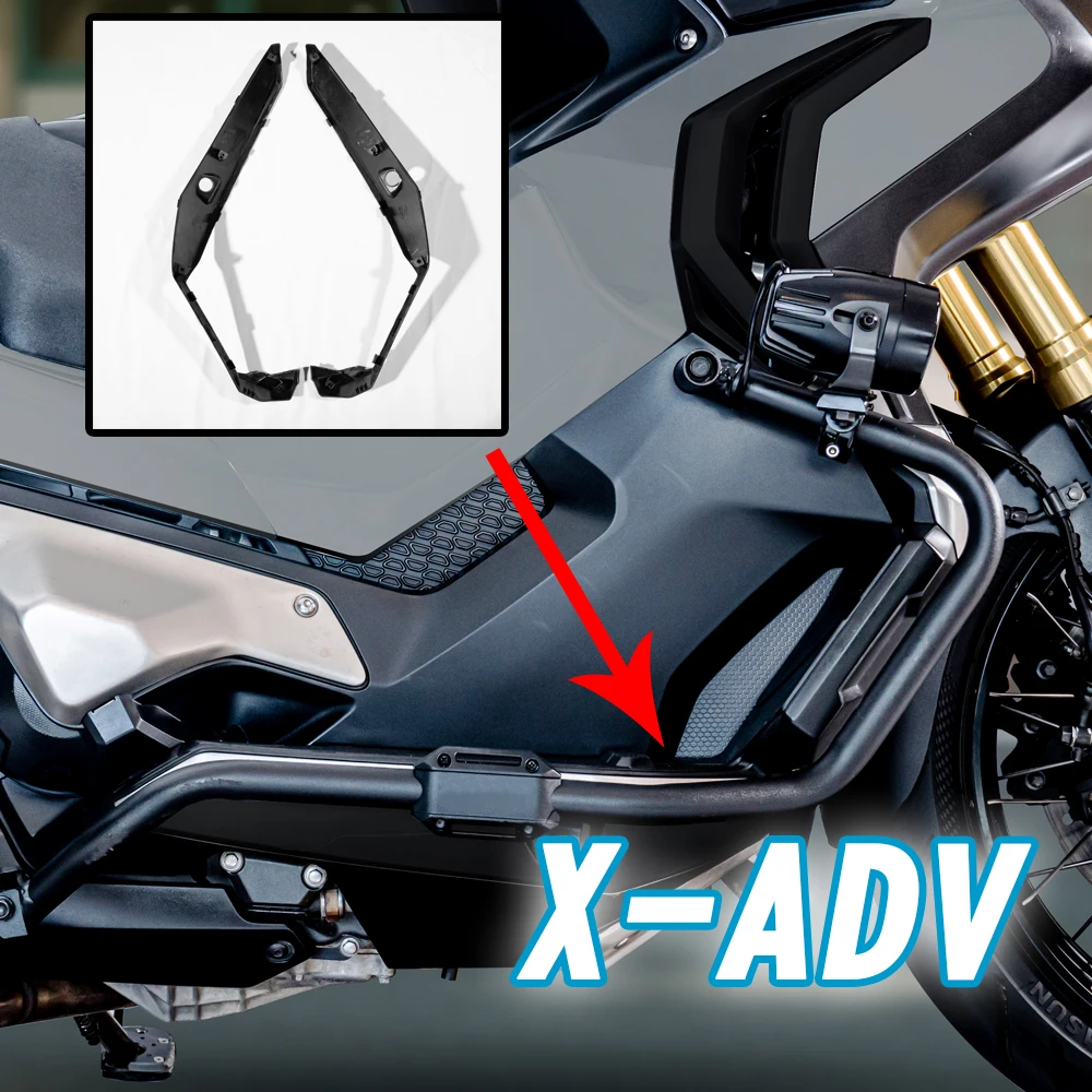 

For Honda XADV 750 2017 2018 2019 2020 Front Driver Lower Side Foot Step Cover X-ADV 750 Motorcycle Bodywork Fairing Accessories