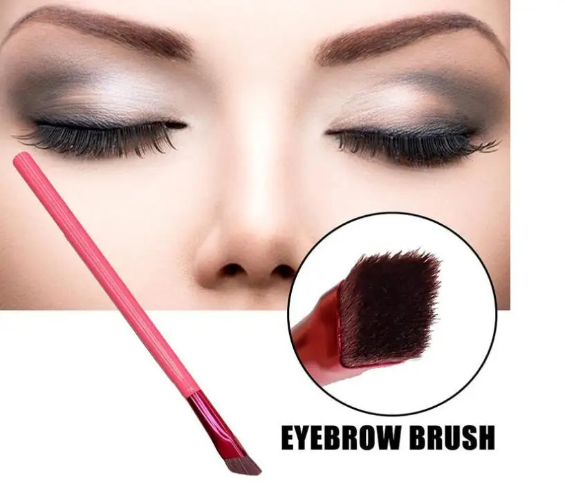 Wild Eyebrow Brush Multifunction Simulated Eyebrow Hair Makeup Brush Contour Eyeshadow Concealer Square Make Up Brushes