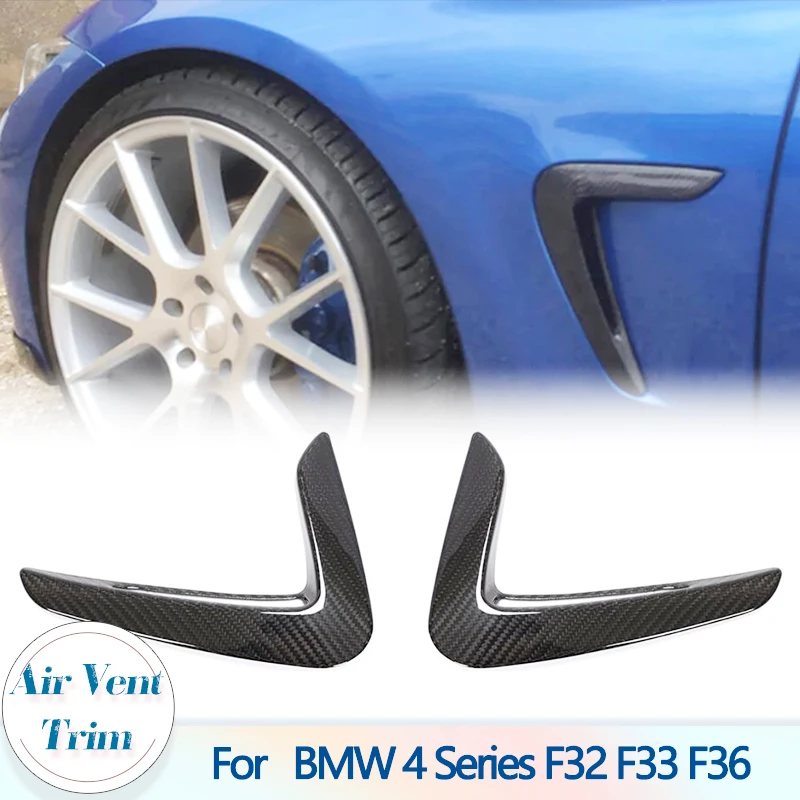 

Car Side Fender Air Intake Cover For BMW 4 Series F32 F33 F36 2014-2019 Carbon Fiber Air Vent Fender Cover Trim Sticker