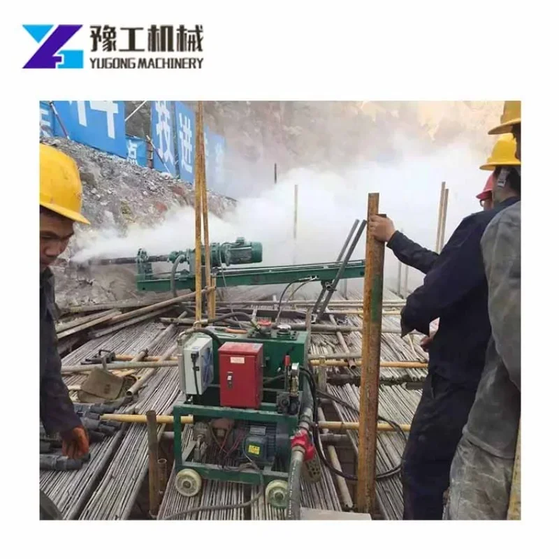 Horizontal Jet Grouting Rock Anchor Drill Piling Anchoring Drilling Machine Surface Dth Rock Drilling Rig Factory Price