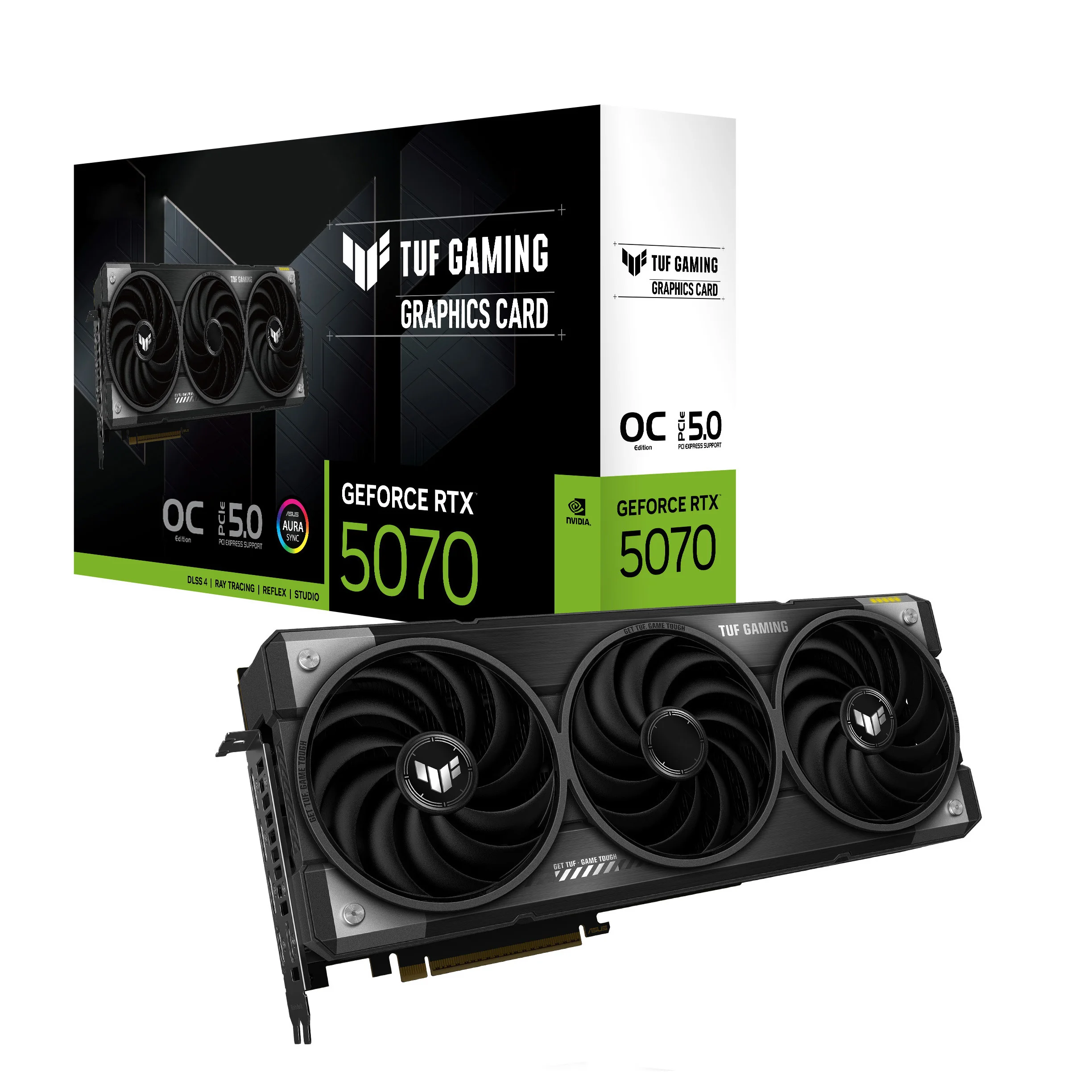 2025 TUF Gaming GeForce RTX 5070 12GB GDDR7 OC Graphics Card Gaming GPU Video Card Triple Fans Gaming Desktop RTX5070