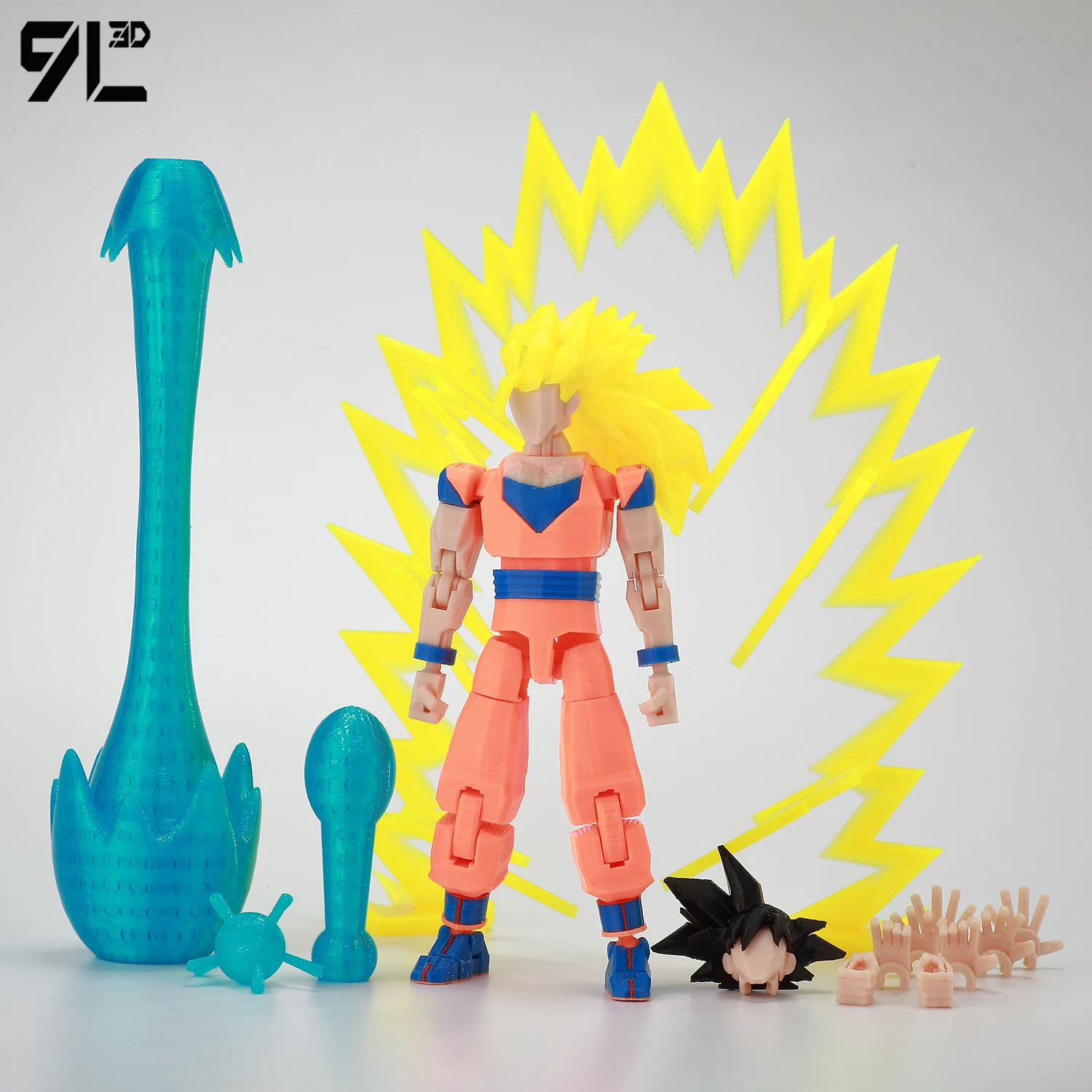 

9L3D Dummy13 Super Saiyan Dragon Ball Beerus Action Figure Multi-Jointed Figure Creative Stress Relief Figure Cool Gift Lucky13