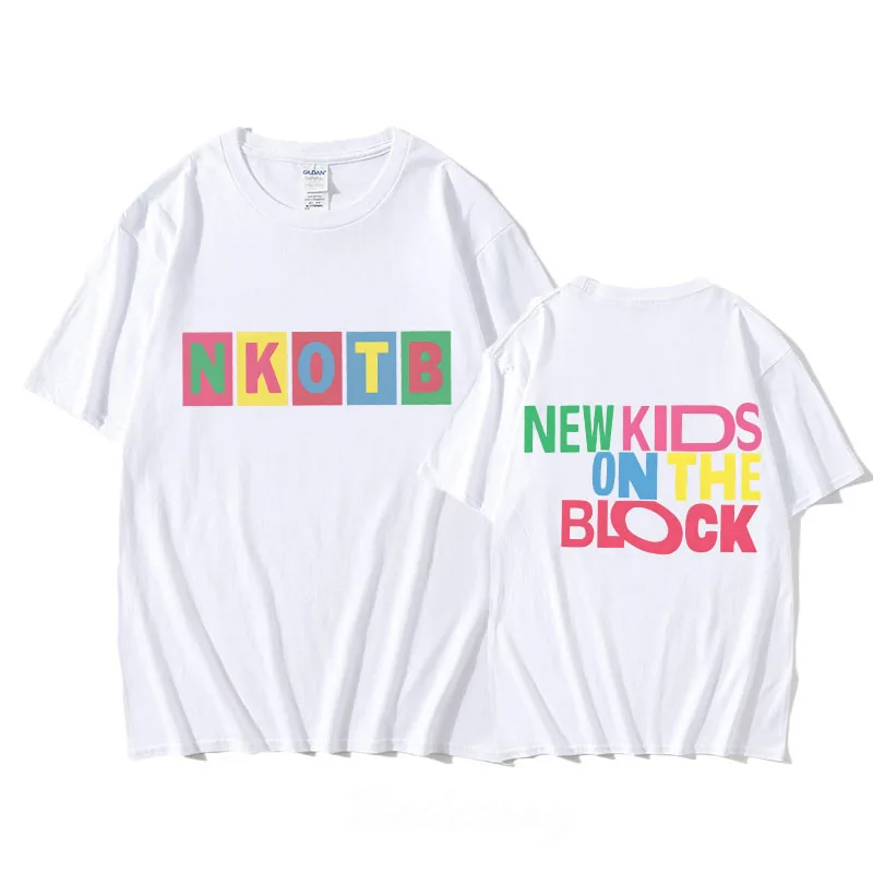 NKOTB Magic Summer Tour 2024 T-shirt Funko Pop Harajuku Tee-shirt Summer Hip Hop Punk Tshirt Sudaderas Cotton Gothic Soft Tops