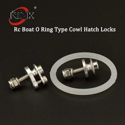 1set Rc Boat O Ring Type Cowl Hatch Locks Rc Model Boat Gas Nitro Clips for Engine Cover