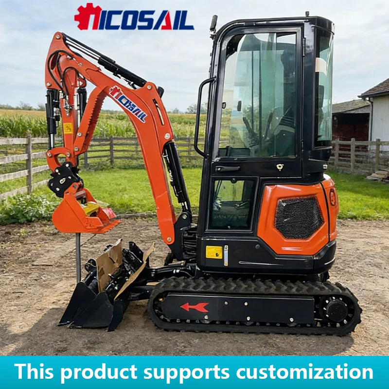 

1.8 Ton Small Excavator For Backyard Digging Stable Performance Compact Digger For Residential Backyard