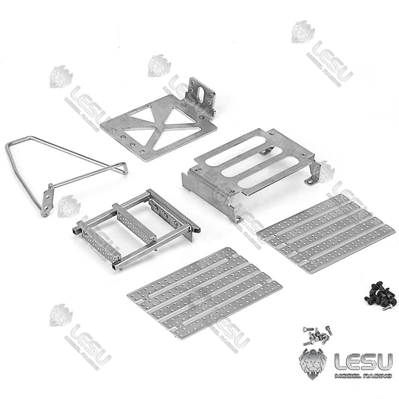 

Металлическая подставка LESU, набор запасных педалей для 1/14 игрушек с дистанционным управлением, Tamiyaya Man, Радиоуправляемый трактор, грузовик, модель электрического автомобиля Th16608