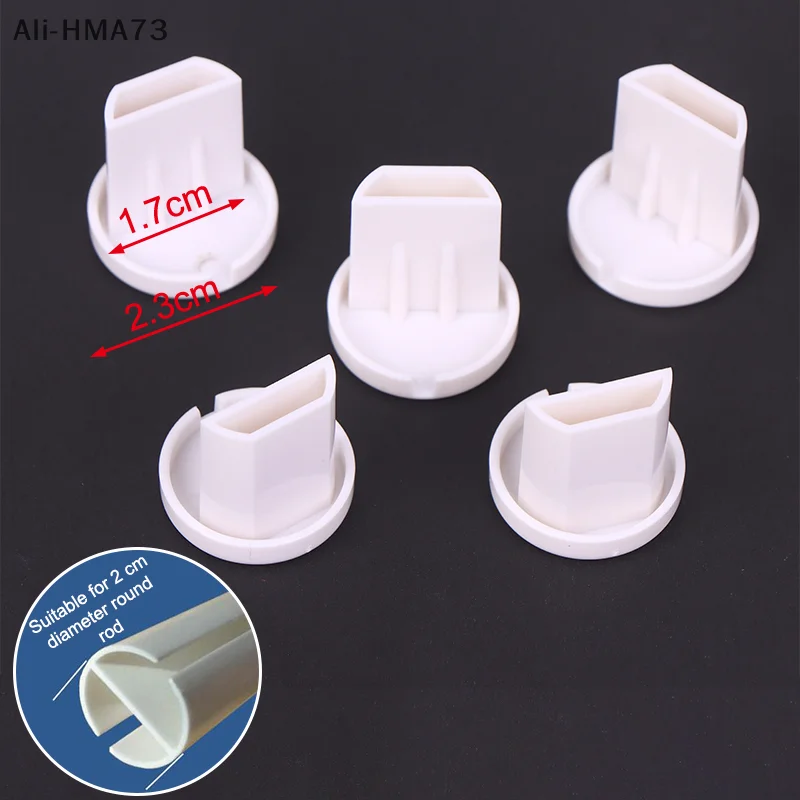 5 Pz/lotto Tenda Tappo In Plastica Per Tende A Rotelle PVC Binario Inferiore Tappo di Tenuta Manicotto antiscivolo Tirare A Mano Traccia accessori