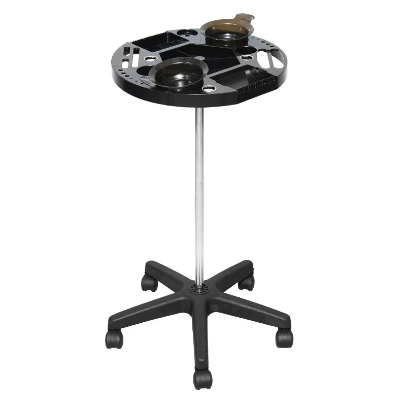 Rolling Salon Hair Color Tray Cart Mobile Dye Bowl Holder for Hair Coloring Bleaching Extensions