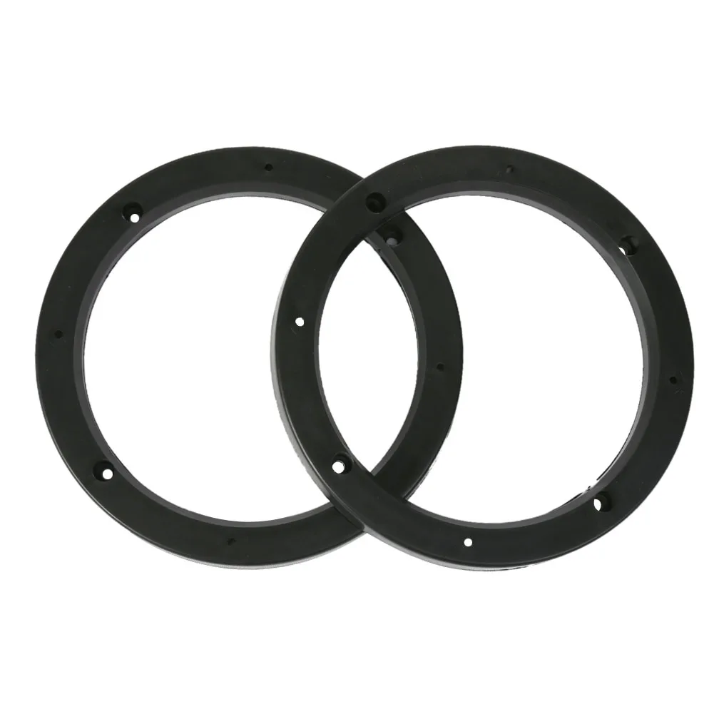 2PCS Universal 6.5 Inch Beveled Car Speaker Spacer Adapter Refitting Audio Mat Car Speaker Spacers Car Speaker Protecter