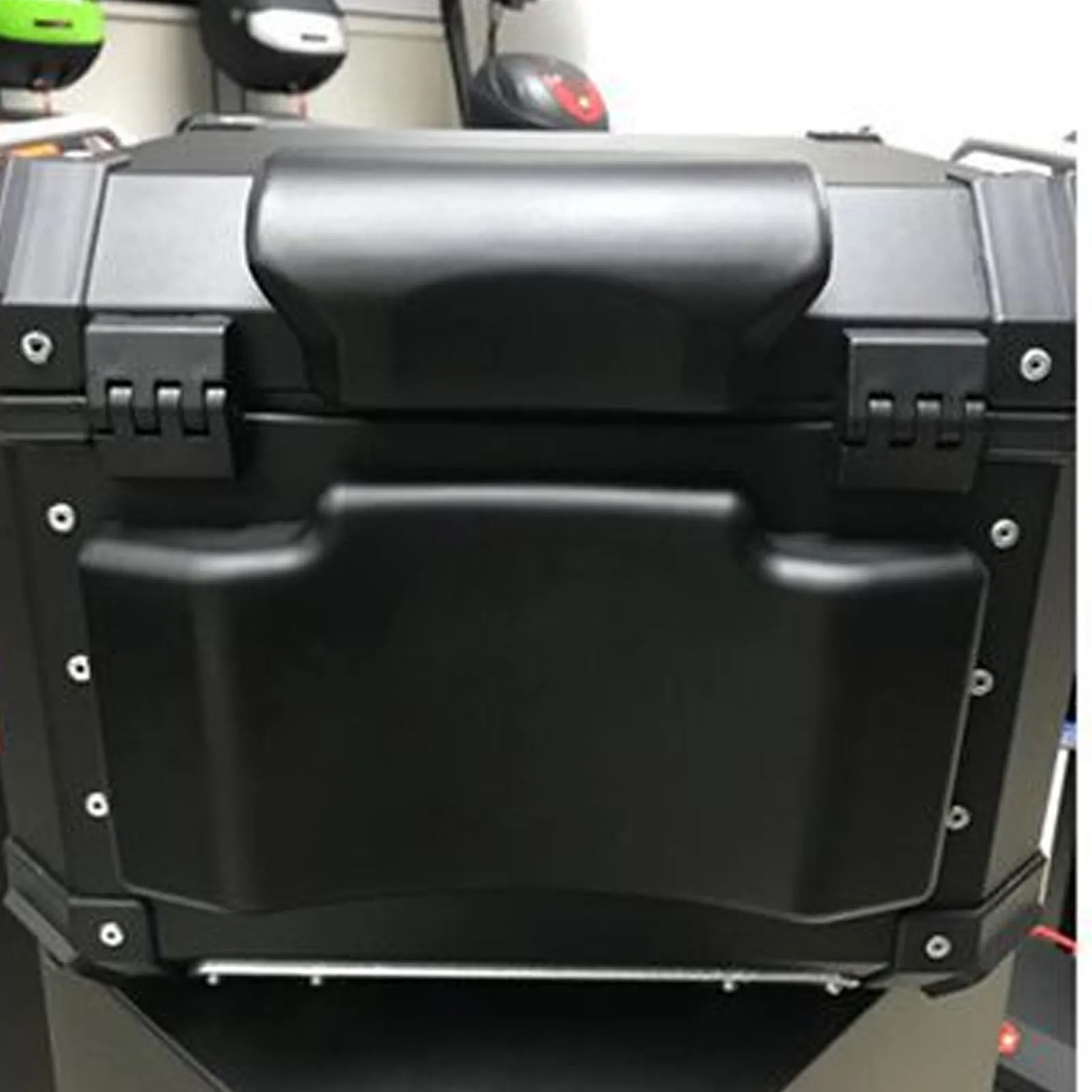 Motorcycle Trunk Back Cushion PU Leather Thickened Luggage Box Backrest Comfortable Damping Pad For Motorbike image 2
