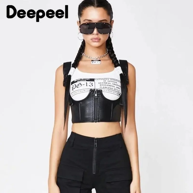 1Pc 80-100cm Black Suspenders with Decorative Corset Cummerbunds Adjustment Strap Fashion Corsets Belts Female Punk Sexy Belt