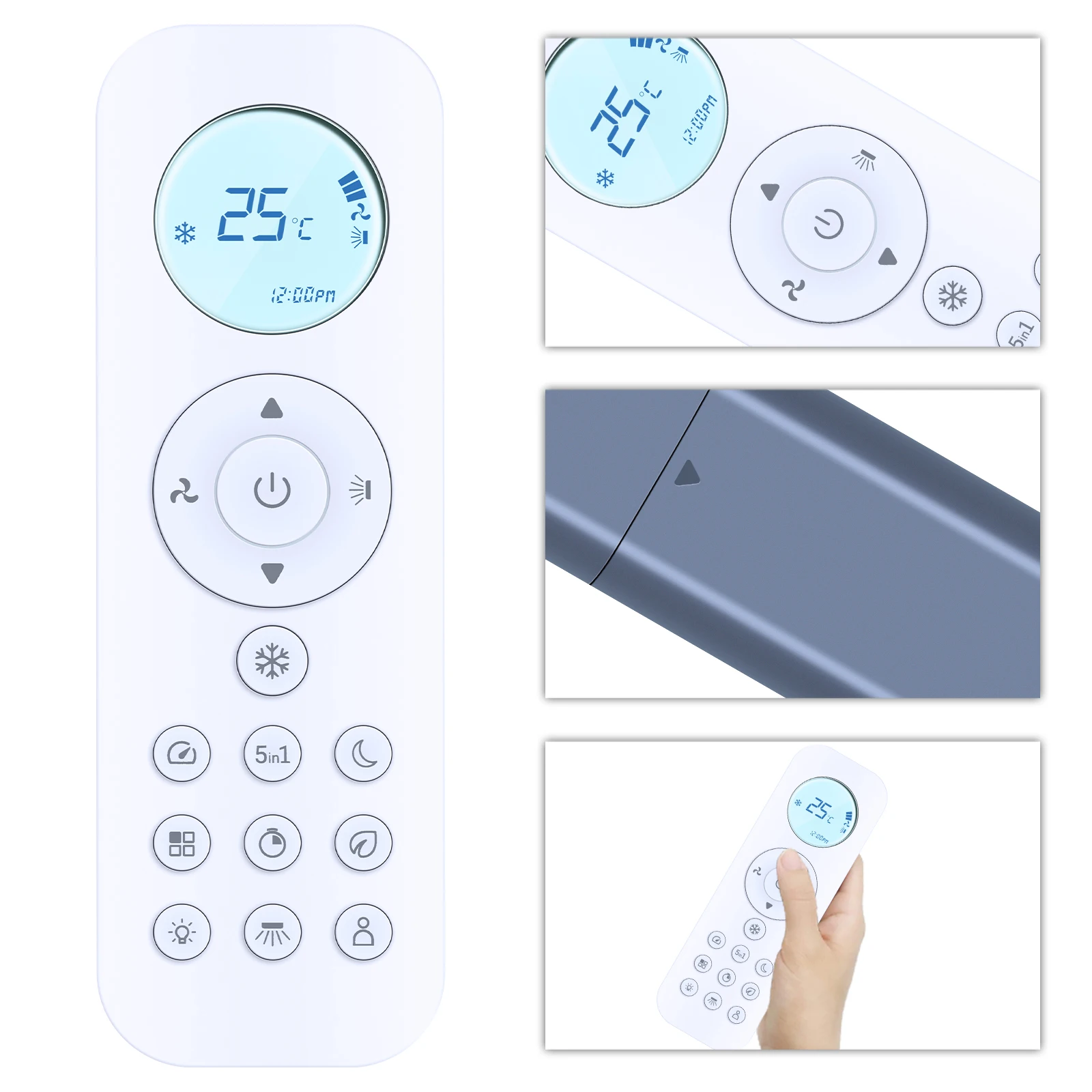 New Remote Control For Blue Star SAC IC524DNUR Split Air Conditioner