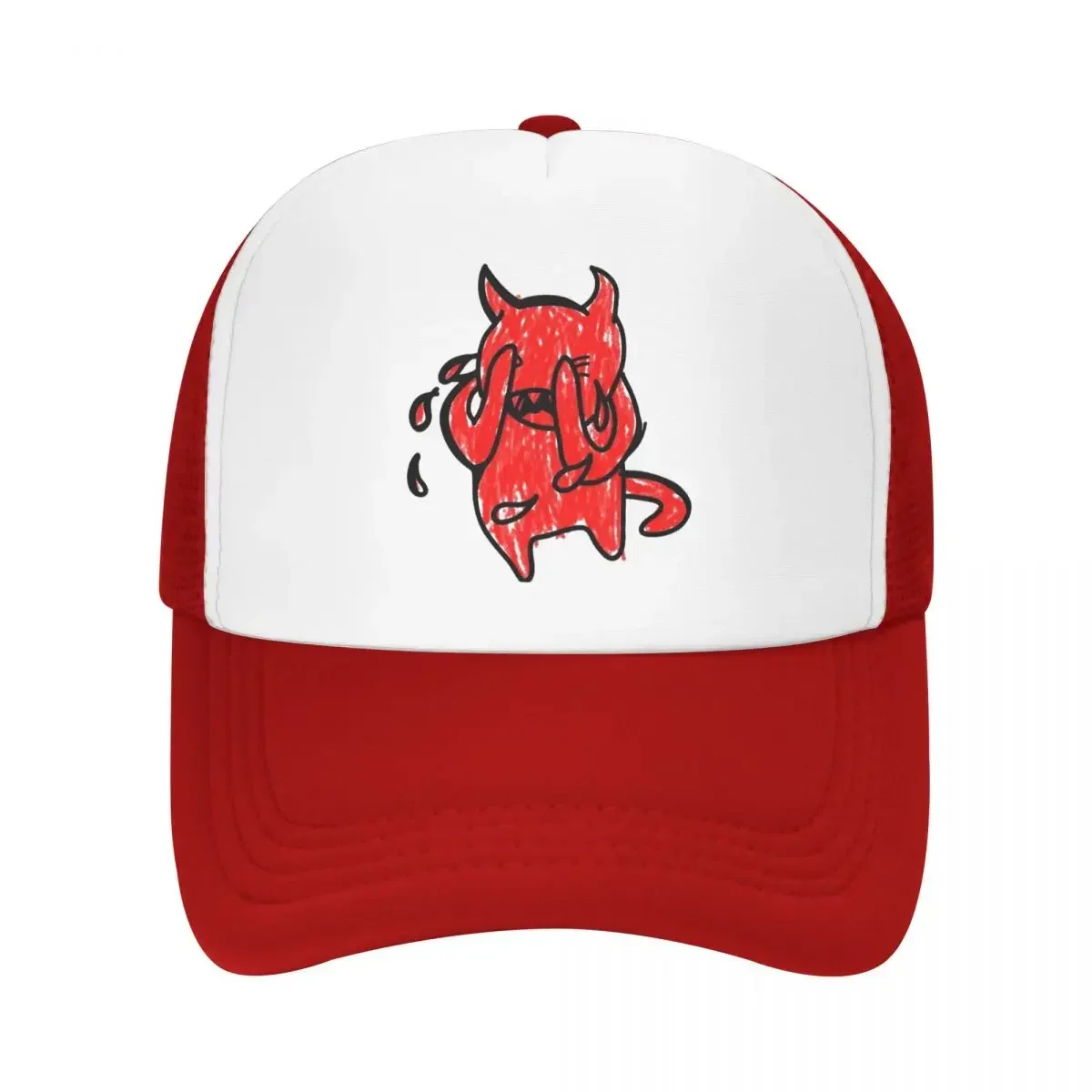 Men Women Crying Devil Trucker Hats Mesh Baseball Cap Snapback Caps Radiohead Rock Hip Hop Hats Adjustable Sun Cap Wholesale New