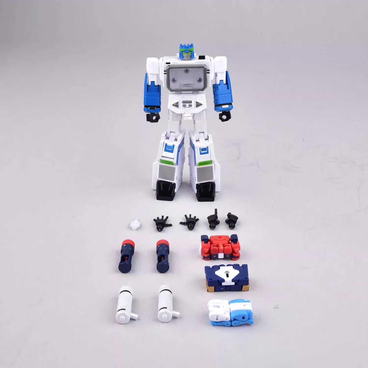 Transformation Toys SD01B SD-01B White Fine-coated Sonic Small Scale with Tape 13CM