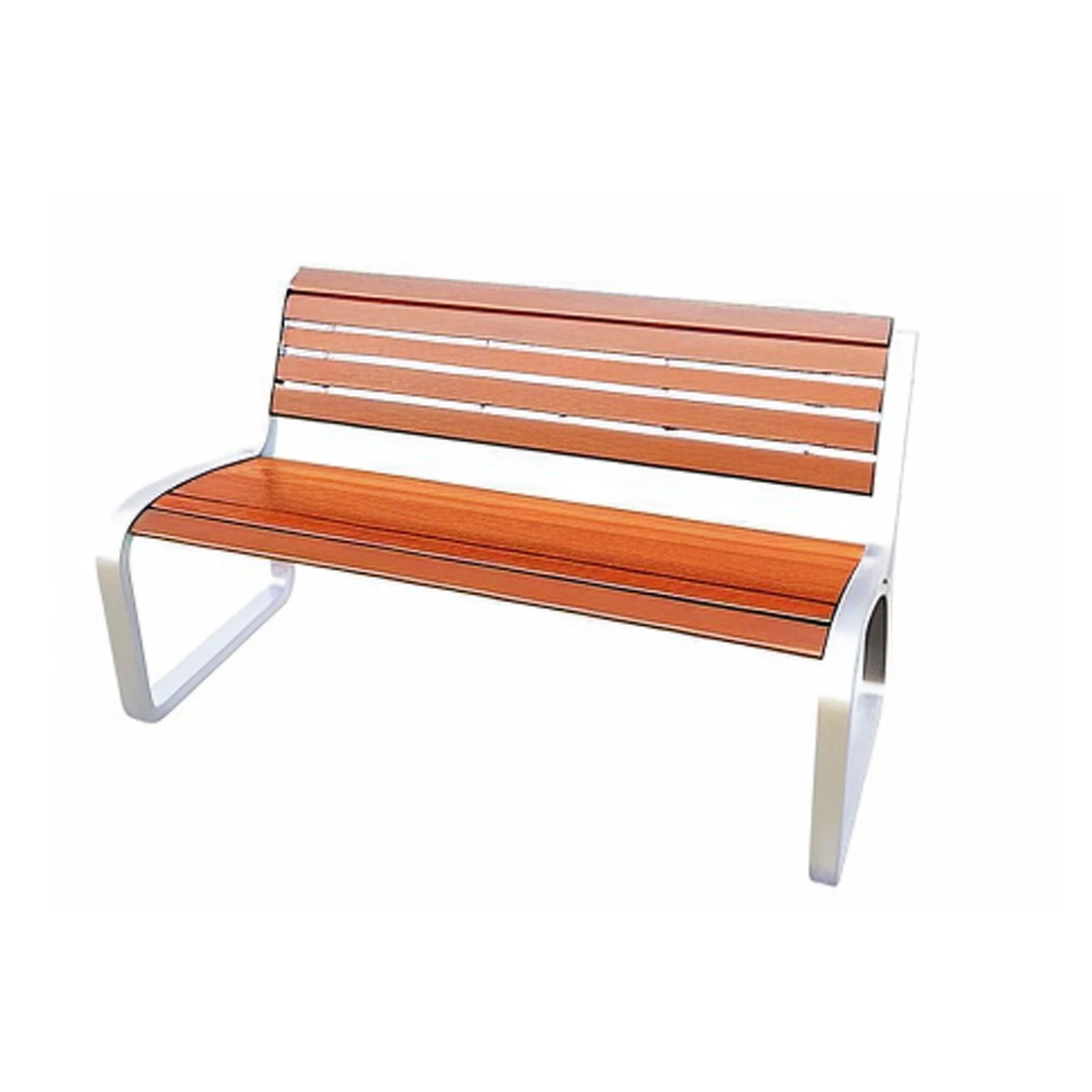 *Outdoor Bench Antiseptic Plastic Metal Bench Community Garden Lounge Bench Stainless Steel Park Chair