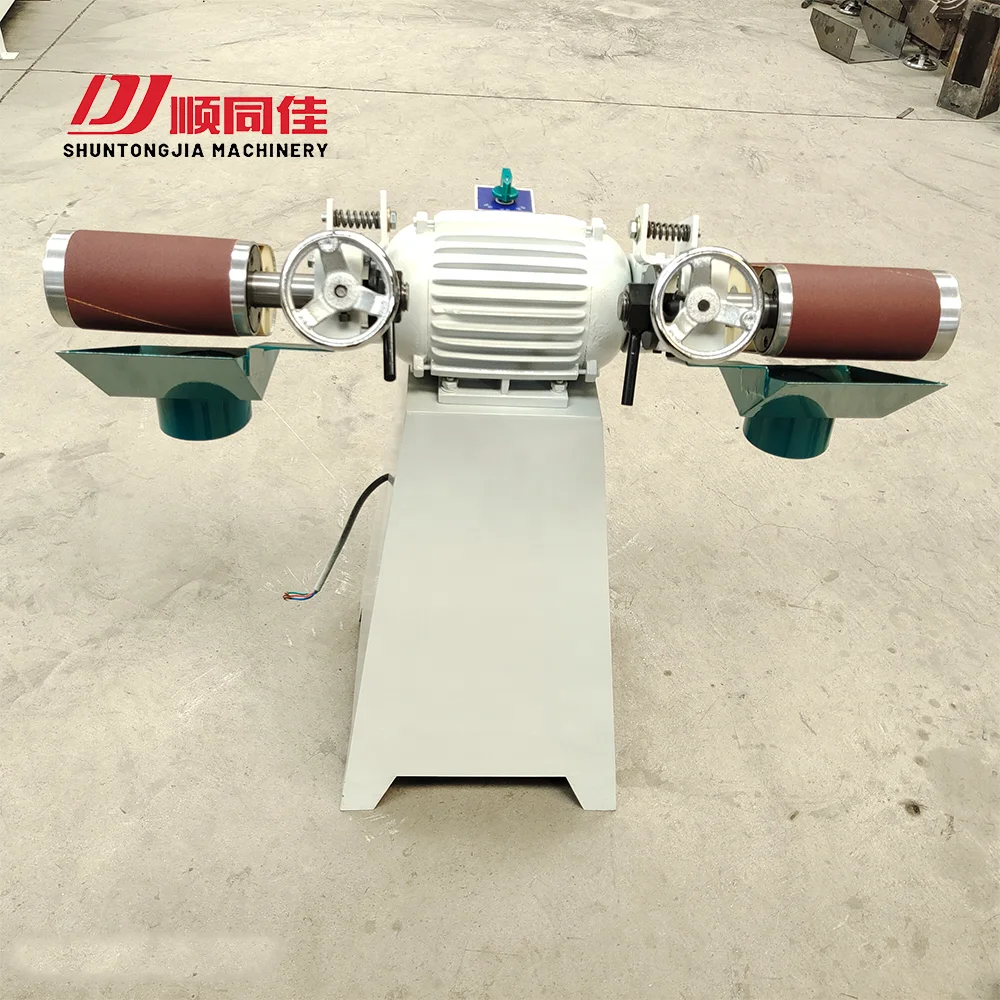 MM2115A Horizontal Double-Head Sponge Wheel Wood Surface Sander & Polishing Machine with Engine & Motor 2.2kW Power view 3