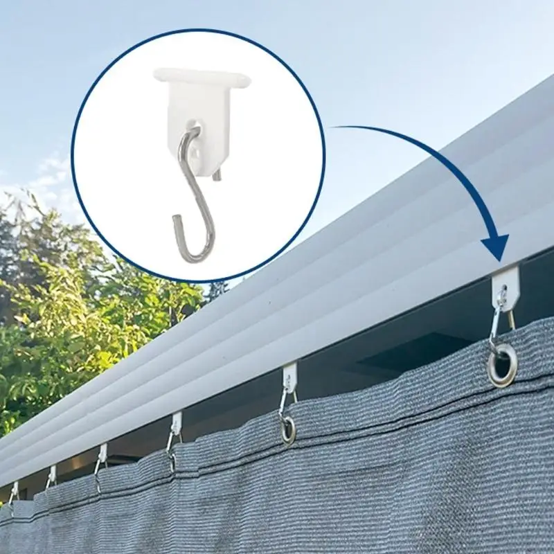 

Awning Mounting Clip For Vehicles Quick Release Buckle Design Awning Hook Hardware For Tarps And Camp Light D7YA