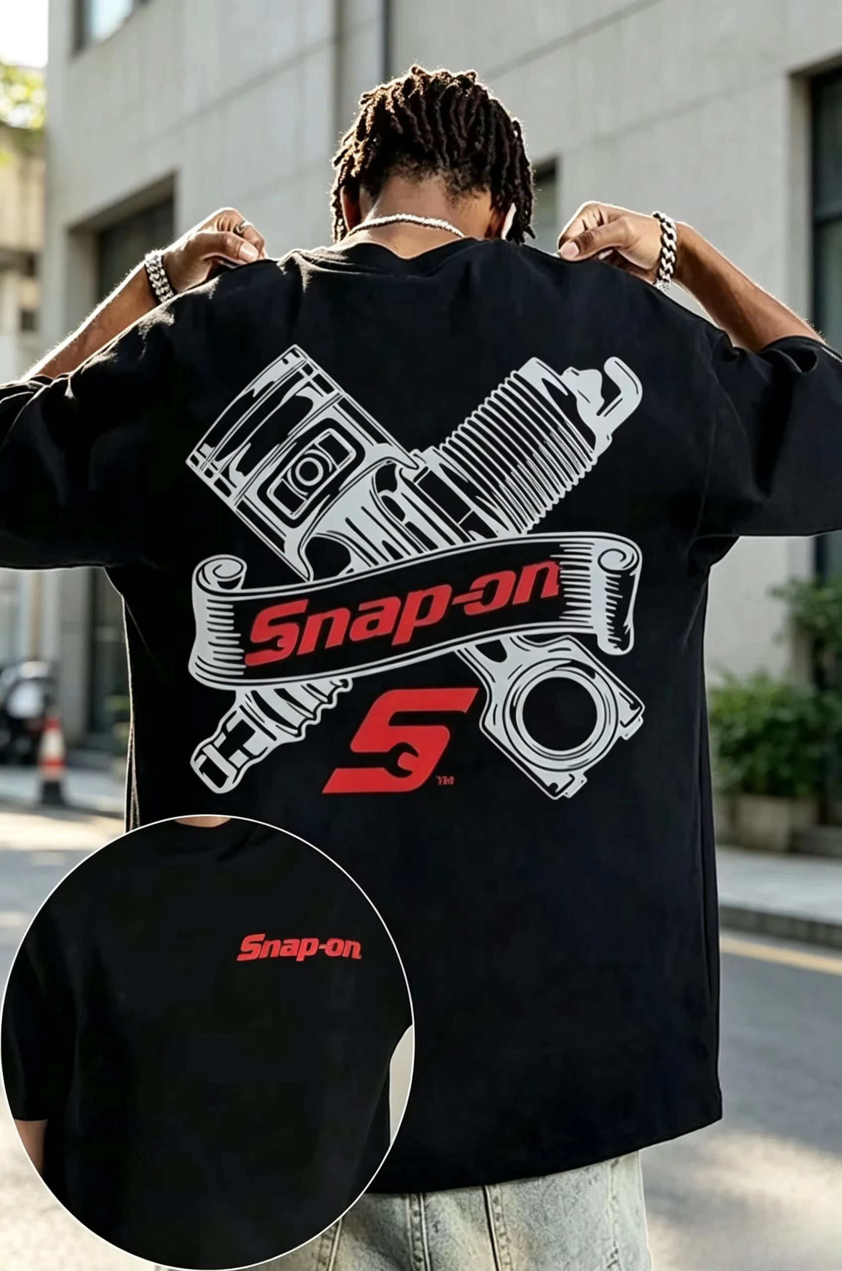 Limited 2026 Snap on-s Graphic T-shirt Mens Womens Cotton Tee Summer Casual Short Sleeve Round Neck Clothing Unisex Tops