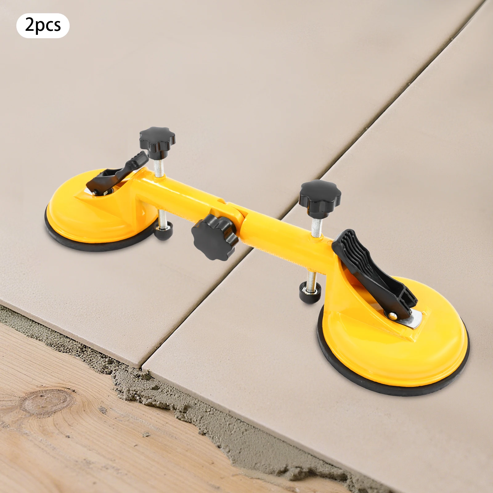 

2 шт., инструмент для установки гранитных швов, всасывающие многофункциональные зажимы для выравнивания швов 220 фунтов для каменной плитки