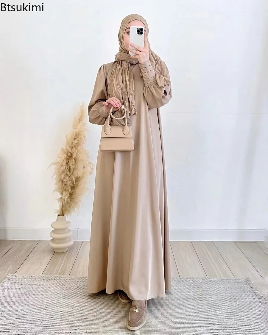 

Muslim Women Modest Dress Saudi Arab Maxi Robe Vestidos Abaya Dubai Morocco Kaftan Jalabiya Eid Ramadan Abayas Long Dresses