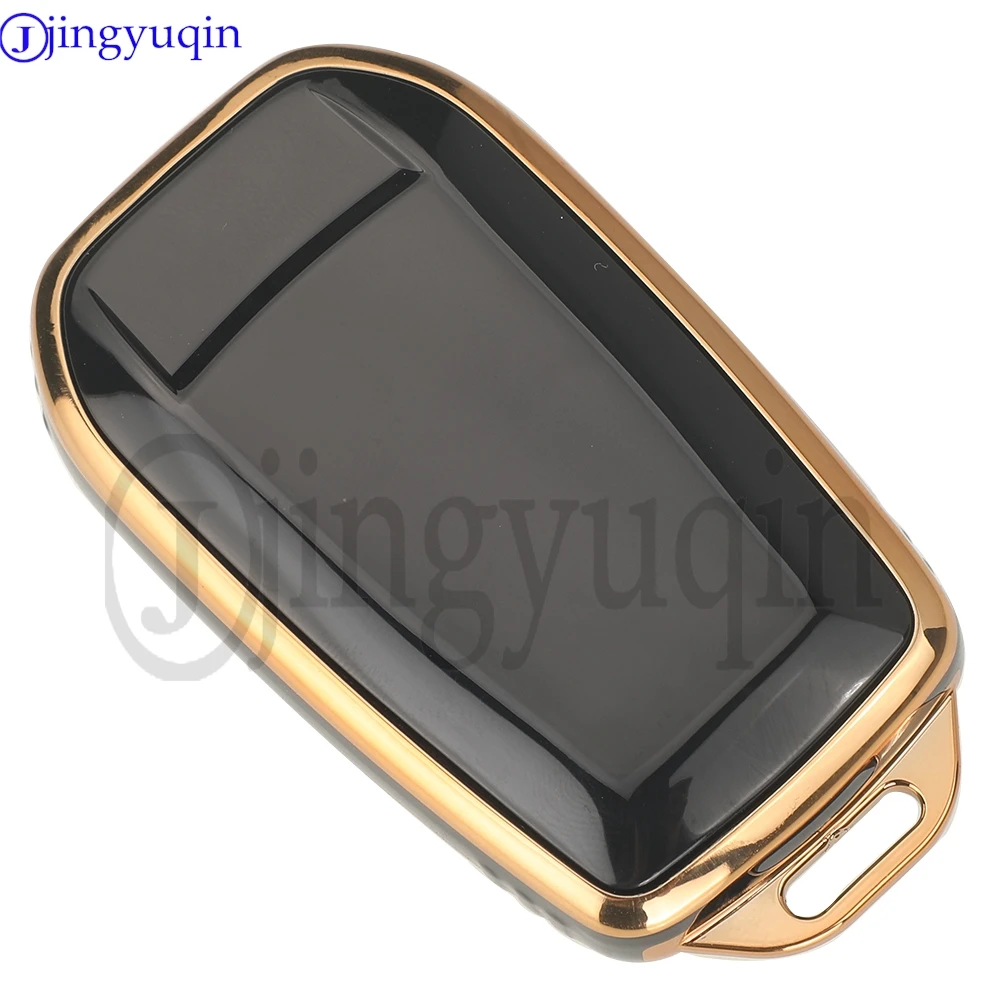 jingyuqin TPU Auto Remote Car Key Case Cover For Toyota CHR Hilux Fortuner Land Cruiser 200 Camry Corolla Crown RAV4 Highland