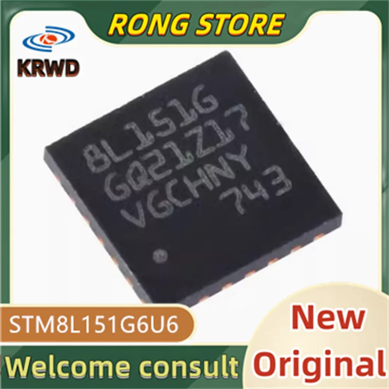 5PCS 8L151G Nieuwe en Originele Chip IC STM8L151G6U6 STM8L151G STM8L151 QFN28