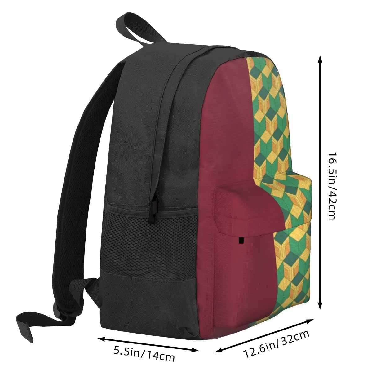 Tomioka Giyuu Haori Muster Rucksäcke Jungen Mädchen Bücher tasche Kinder Schult aschen Cartoon Laptop Rucksack Umhängetasche