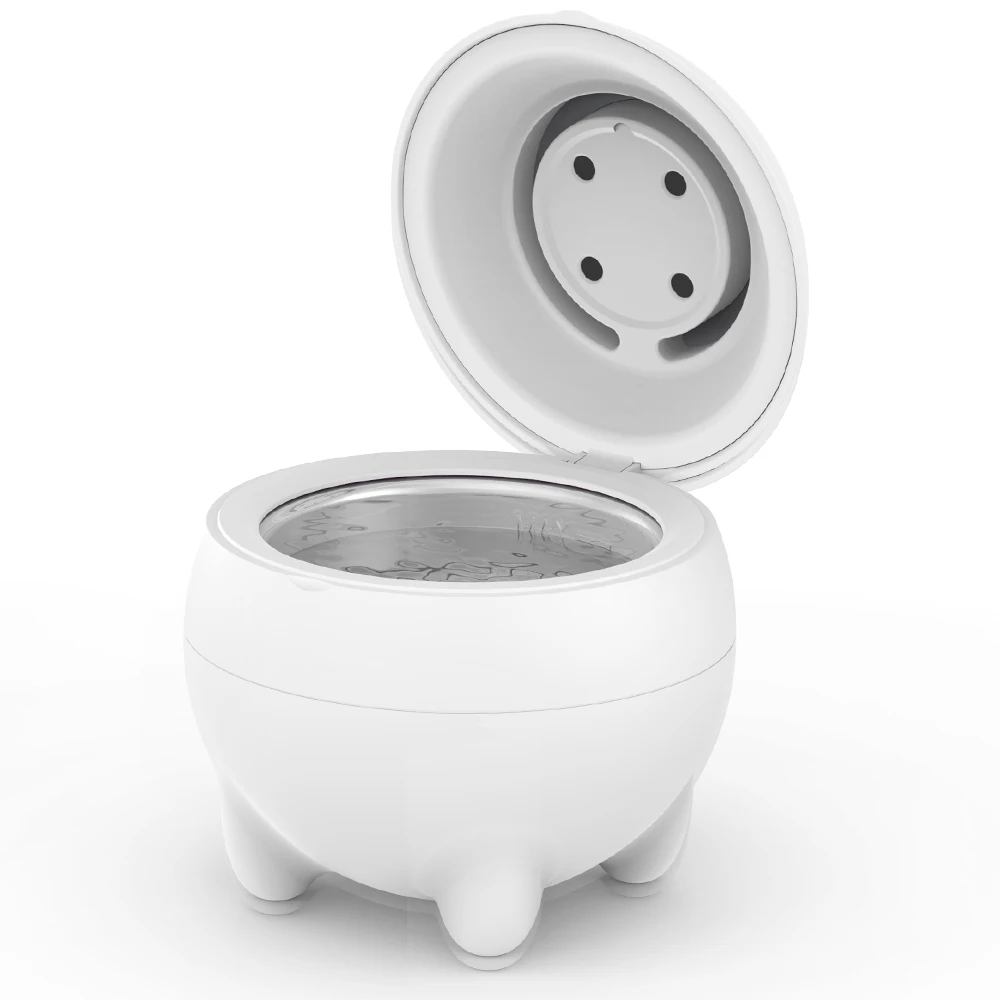 Granbo Sonic New Design 48KHz 24W Mini Ultrasonic Retainer Cleaner for Jewelry Mouth Guard Denture Personal Care Cleaner