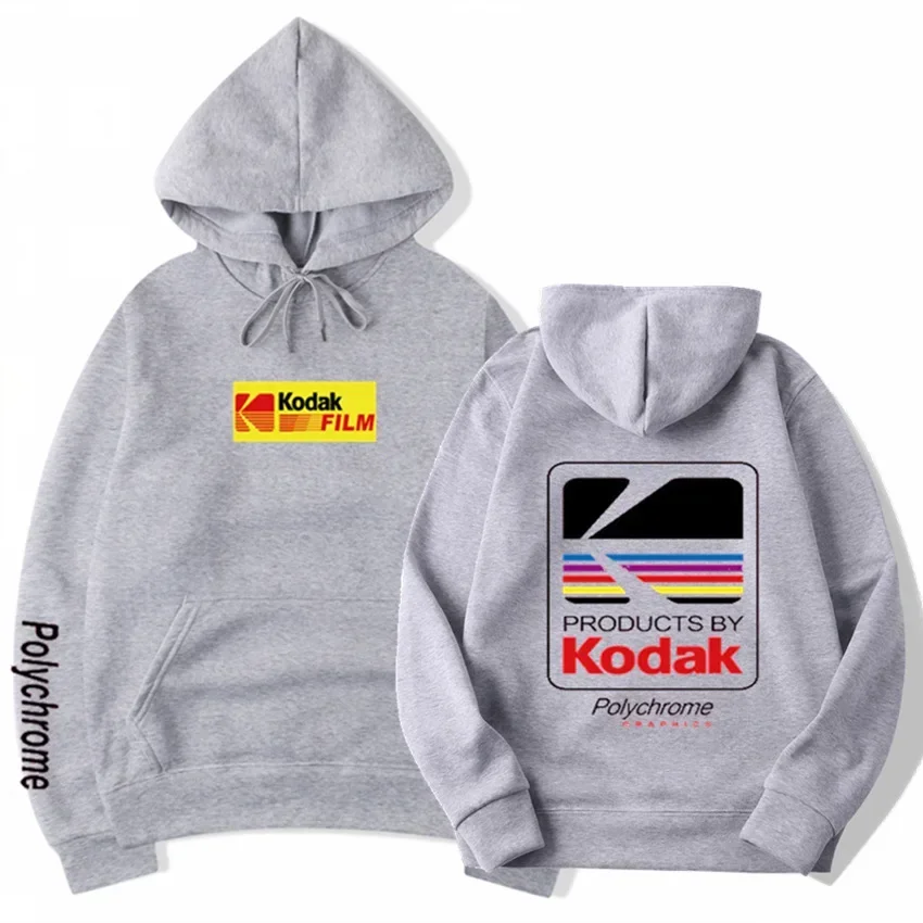 2024 Polychrome Kodak Hoodie Sweatshirt Print pullover hoodie for men and women sweatshirt  hoodies  promo  streetwear