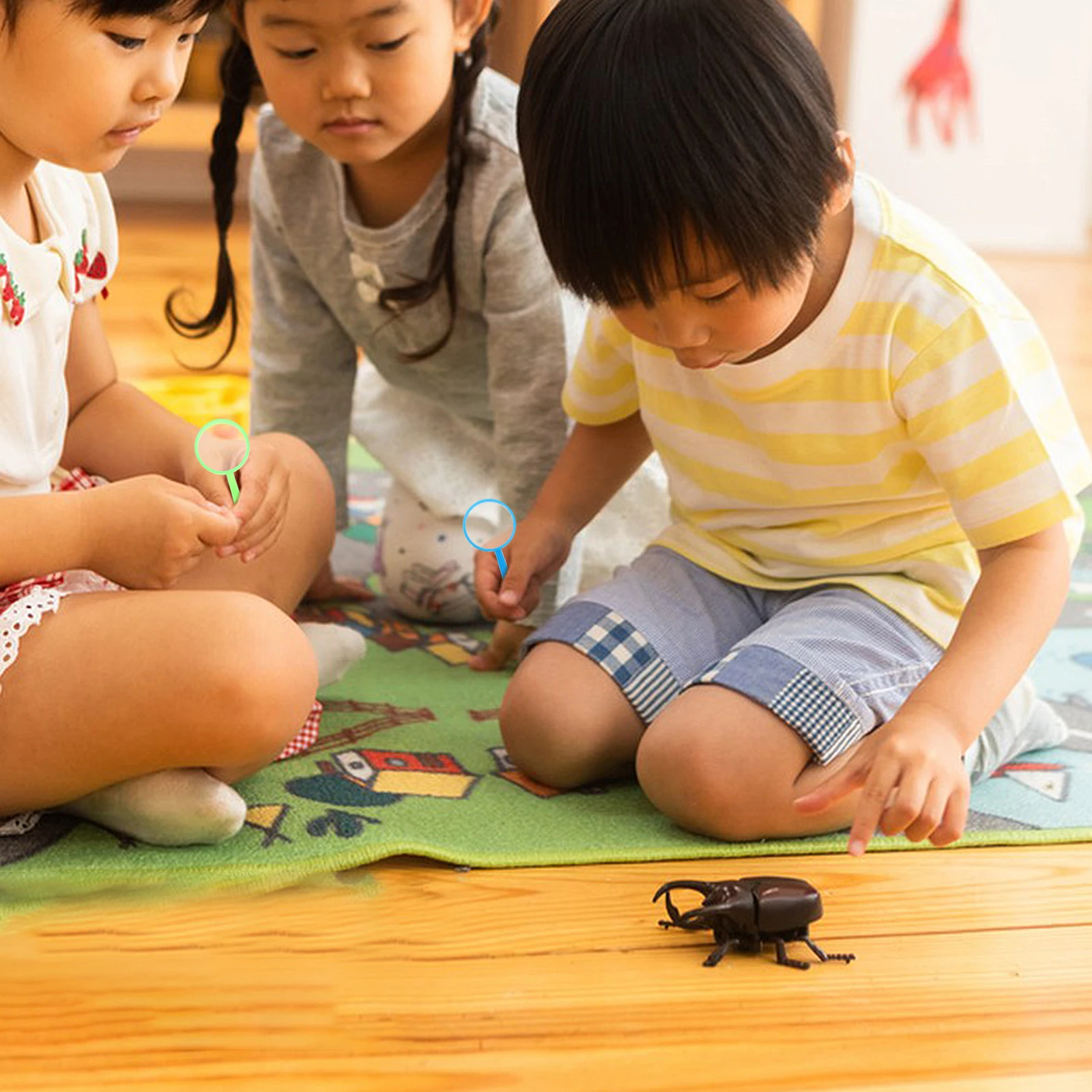 72 pçs handheld colorido lupas de leitura portátil para crianças observação próxima reparação gravura em miniatura