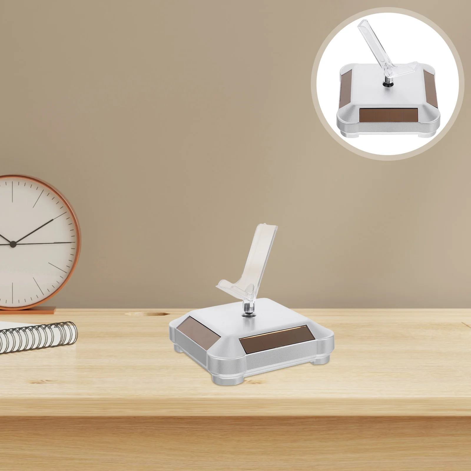 

Rotating Display Stand Solar Powered Automatic 360 Degree Showcase for Watches Phones Glasses Multifunctional Display Rack