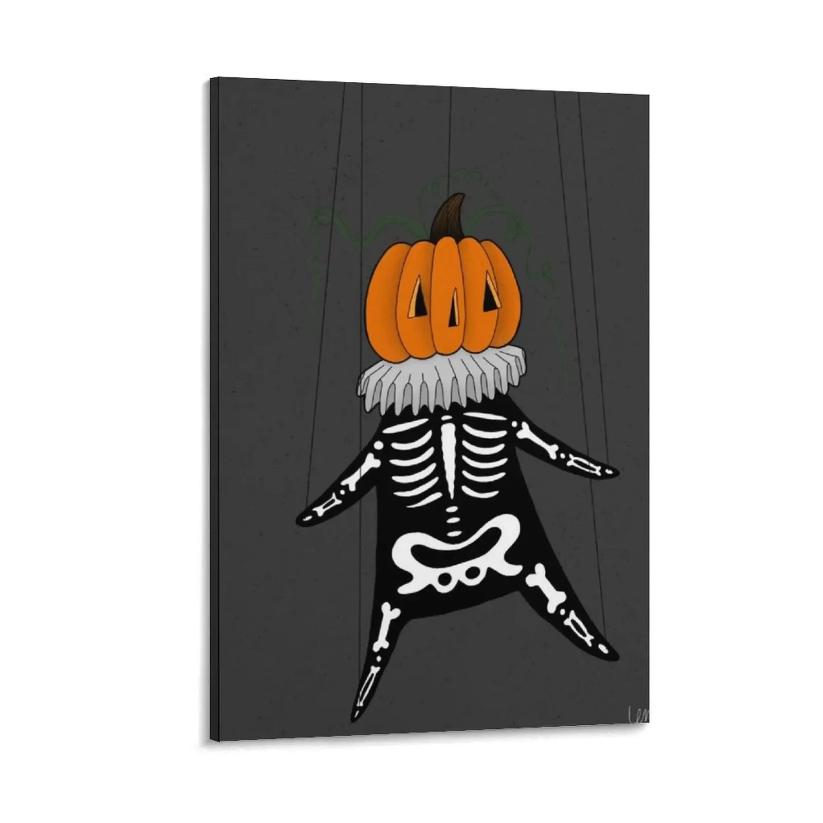 

Pumpkin Marionette Canvas Painting decorative pictures for the room Posters on the wall decorative picture for living room