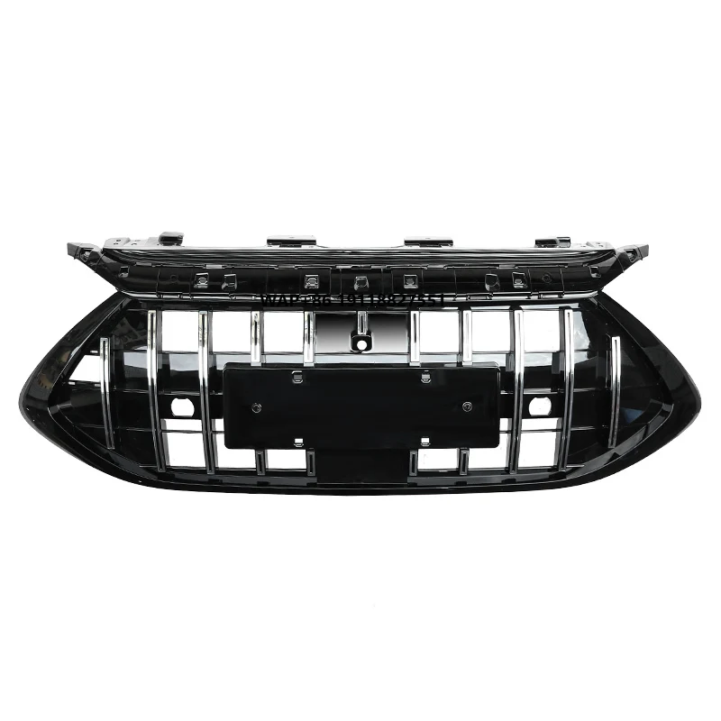 Car Accessories Medium Mesh With Insect Screen Car Front Grille Grill Front Bumper Upper Racing Grille for BYD Han DMI 2020-2023