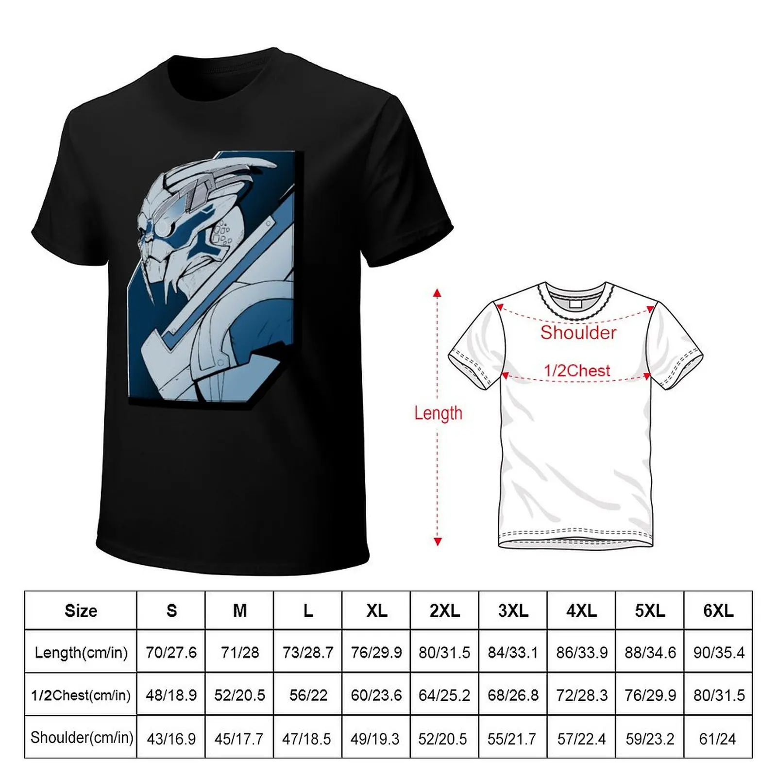 Garrus Vakarian T-Shirt mens graphic t shirts T-Shirt