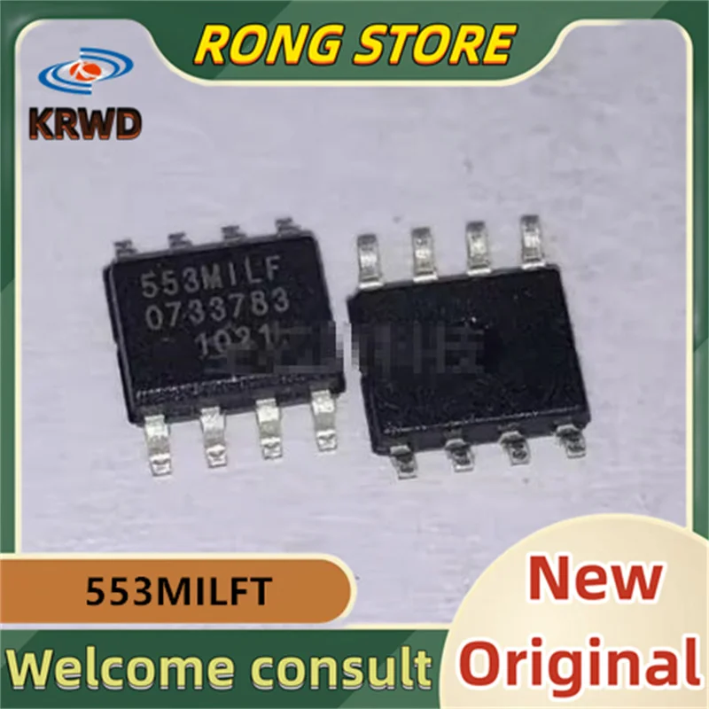 10pcs 553MILF New and Original 553MILFT  SOP-8 200MHz 25mA