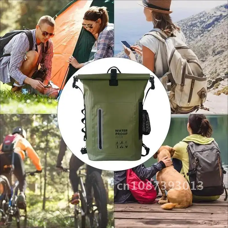 Dry Storage Bag Backpack Large Capacity Backpack Marine Comfortable Bags Bag Strips For Versatile Dry Outdoor Travel Reflective