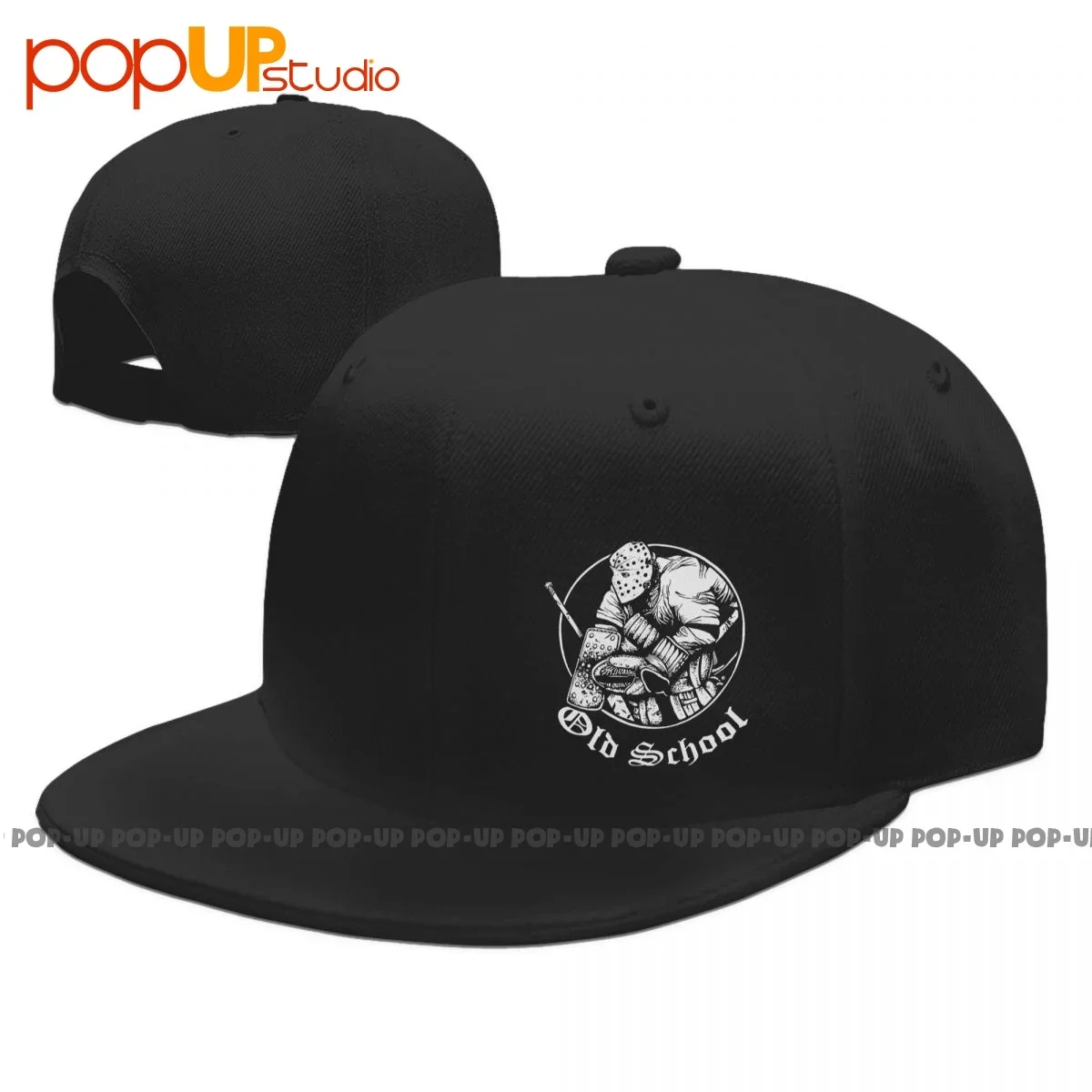 Summer Hockey Goalie Old School Snapback Cap Premium Streetwear Baseball Caps