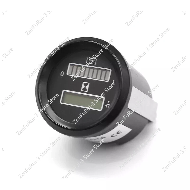 12V/24V Battery Discharge Meter + Hour Meter for Curtis 803 Meter EZGO Club Car Yamaha Cushman Tomberlin Harley-Davidson