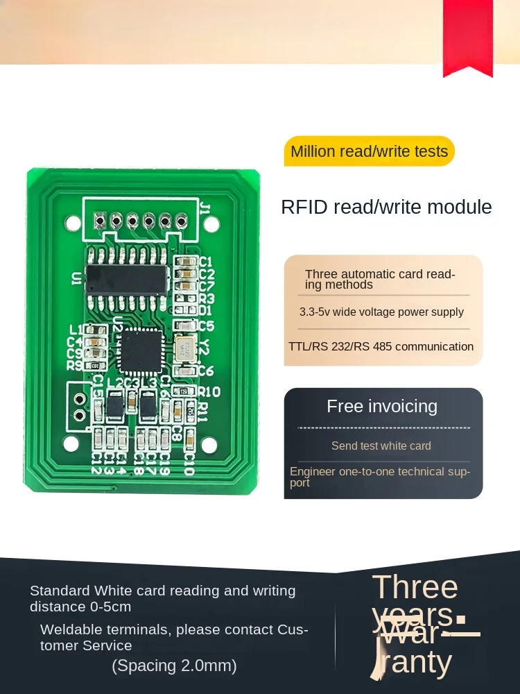 Reader Module, IC Card Reader, Contactless UART, TTL String, RFID Card Issuer