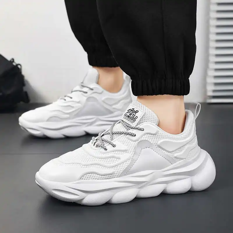 Natural Leather Camp Women's Sneakers Ladies White Golf Loafers Student Fashion Sports Shoes China Sapatenis