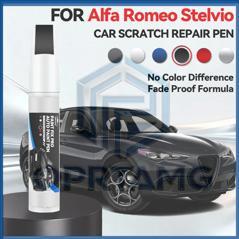 

Автомобильные инструменты и аксессуары для Alfa Romeo Stelvio: Карандаш для ремонта лакокрасочного покрытия, средство для удаления царапин, DIY аксессуары для авто, белый, 217 21