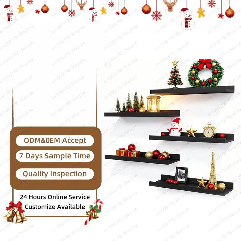 

Настенная декоративная полка для дома, гостиной, книжная полка, настенная полка для хранения, плавающая полка из цельного дерева, украшение дома