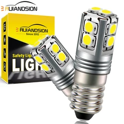 1Pcs E10 P13.5S PR2 3030SMD Maglite Replacement Bulb 6V-40V 9V 12V 18V 24V 30V 36V 40V 4-9D Torch Flashlight 600Lm 6000K 4300K