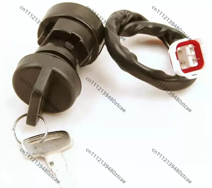 All‑Terrain ATV Ignition Lock Key Switch Kit Off‑Road Quad Vehicle Anti‑Theft Ignition Component Replacement Assembly