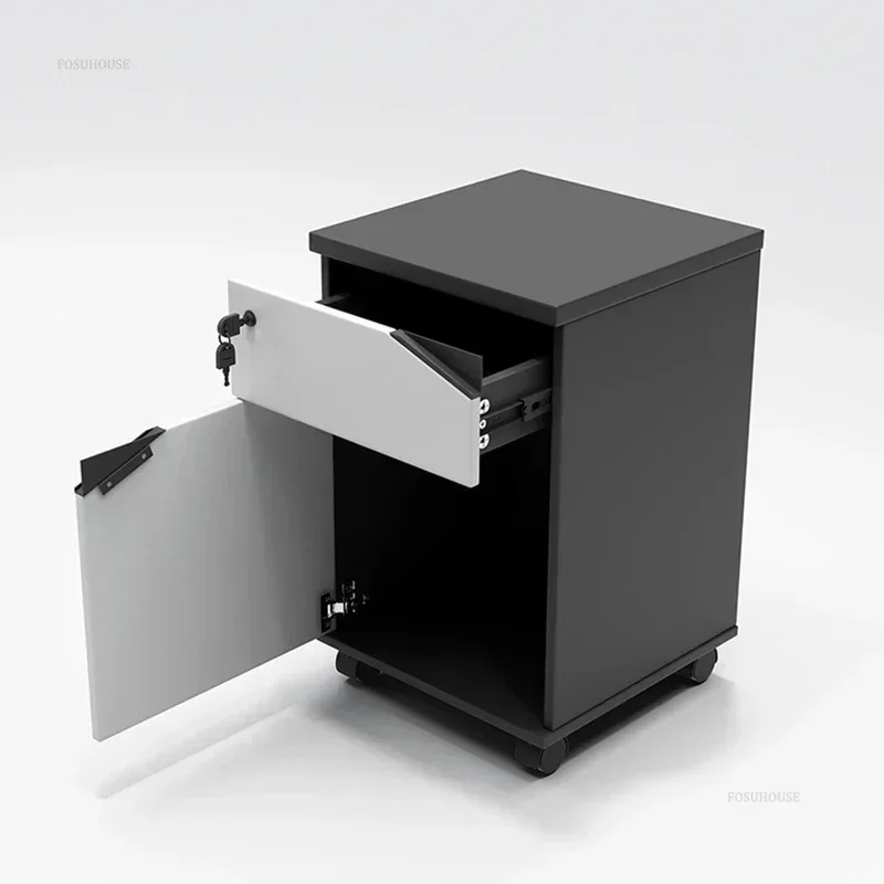 

Solid Wood Nordic Filing Cabinets for Hotel Drawer Floor Cabinet with Wheels Luxury Unique Design File Cabinets for Living Room