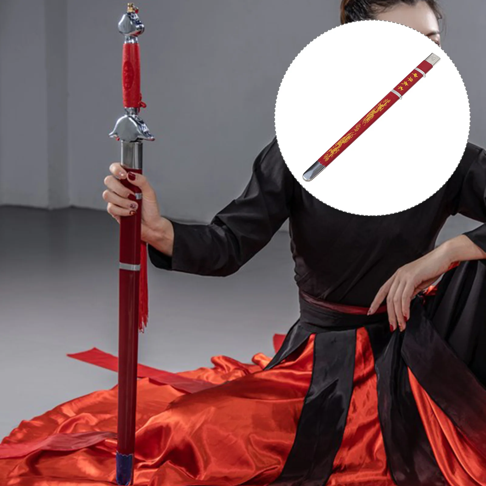 

Lightweight Waterproof Tai Chi Sword Scabbard Portable Storage Sword Guard for Martial Arts Practice Modern Stylish Protection