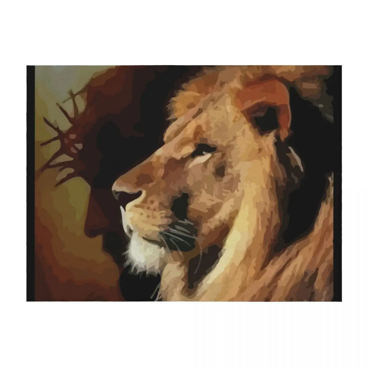 

Lion of Judah Art Throw Blanket Sofas For Sofa Thin Comforter Luxury Blankets