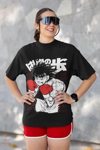Imagen 2 del producto Camiseta Hajime No Ippo Unisex, Kamogawa Boxing Gym Crew, Ippo Makunouchi Kbg,Manga